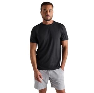 Quince Flowknit Breeze Performance Black Tee Men's XL